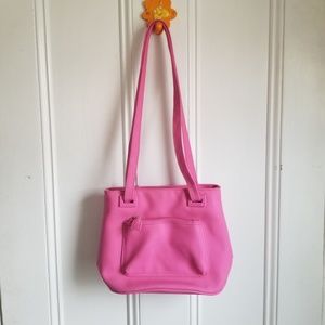 Pink shoulder bag